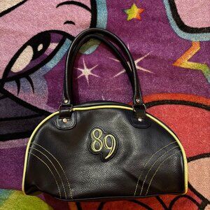 leaving posh sale 💲 y2k request navy and yellow bowling bag